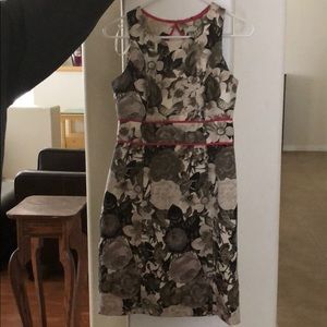 Tight fit black roses and hot pink lining